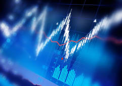 Un cours de bourse flou