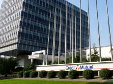 Le sige du Crdit Mutuel  Strasbourg (Wacken) en 2009