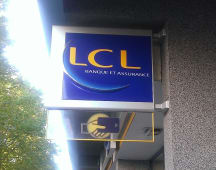 Une agence LCL en 2015