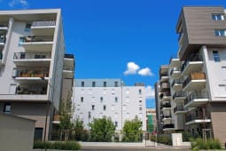 Un quartier de logements neufs