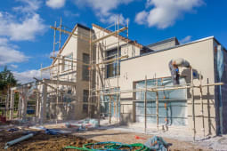 Une maison en construction