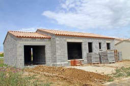Une maison en construction