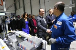 Franois Hollande en dplacement