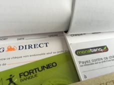 Chquiers de banques en ligne