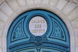 Entre de la Caisse des dpts  Paris