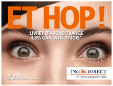 Affiche publicitaire ING Direct de 2011 