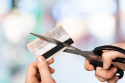Dcoupage de carte bancaire