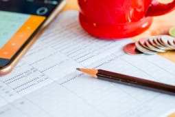 Un relev de compte bancaire