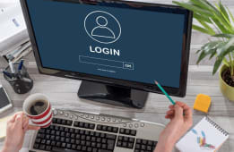 Connexion scurise sur un ordinateur