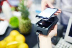 Paiement mobile en supermarch