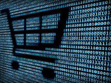 Un chariot et du code informatique