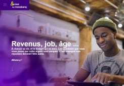 Page d'accueil &vous by Monabanq