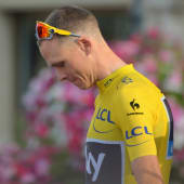 Maillot jaune LCL de Chris Froome