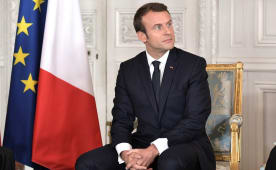 Emmanuel Macron en Russie en 2017