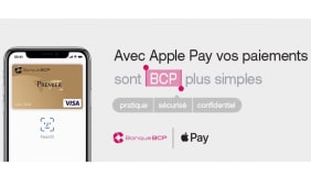 Publicit Apple Pay chez Banque BCP