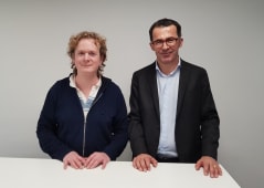 Benot Linart et Nicolas Pelletier, co-fondateurs de Pledg