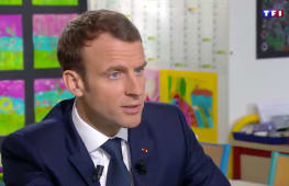 Emmanuel Macron sur TF1 en 2018