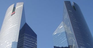 Les tours de la Socit Gnrale  la Dfense en 2006