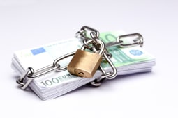 Billets de 100 euros emprisonns