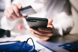 Un paiement par carte