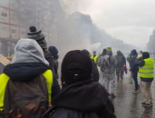 Manifestation des gilets jaunes, Champs-Elyses, novembre 2018