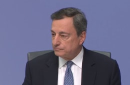 Mario Draghi en dcembre 2018