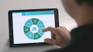 Application Trajectoires patrimoine du Crdit Agricole