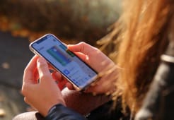 Gestion des cartes dans l'application bunq