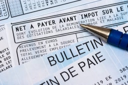 Prlvement  la source bulletin salaire