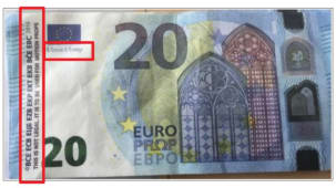 Faux billets de 20 euros