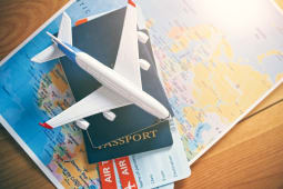 vacances, voyage, avions, tranger