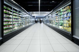 Rayon frais d'un hypermarch