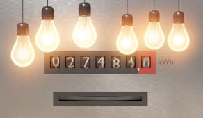 Compteur d'lectricit et ampoules
