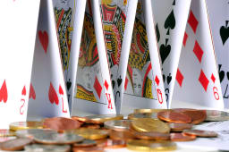 Cartes, argent, jeu