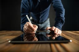 Signature lectronique sur tablette