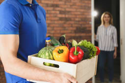 Livraison  domicile de produits frais