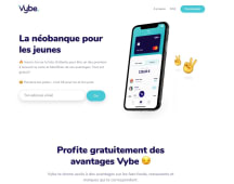 Page d'accueil de Vybe
