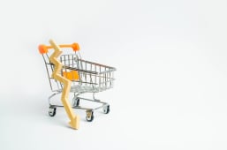 Caddie, chariot, pouvoir d'achat