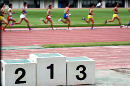 Course, podium