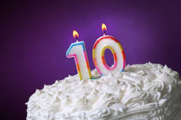 10 ans, anniversaire, gteau
