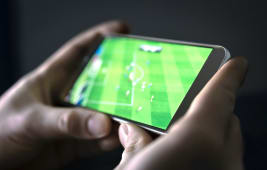 Foot, smartphone
