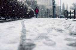 Trottoir enneig