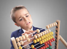 Enfant qui calcule