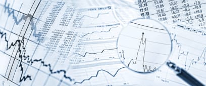Loupe pour dchiffrer des cours boursiers