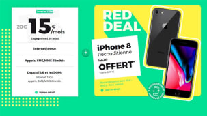 Offre iPhone 8 offert chez RED by SFR