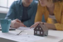 Couple construction immobilier