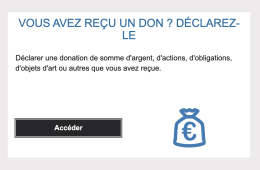Donation imp�t d�claration
