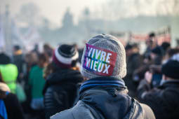 Manifestation contre la rforme des retraites  Paris le 24 janvier 2020