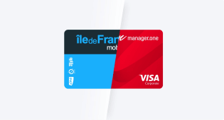 Pass Navigo et carte de paiement manager.one