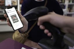 Paiement mobile par QR Code dans un magasin